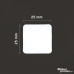 Dymo 30332 (S0929120) ühilduvad sildid, 25 x 25mm, 750 silti
