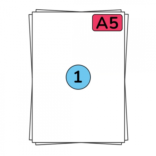 A5 lehtsildid 210 x 148 mm, 100 silti