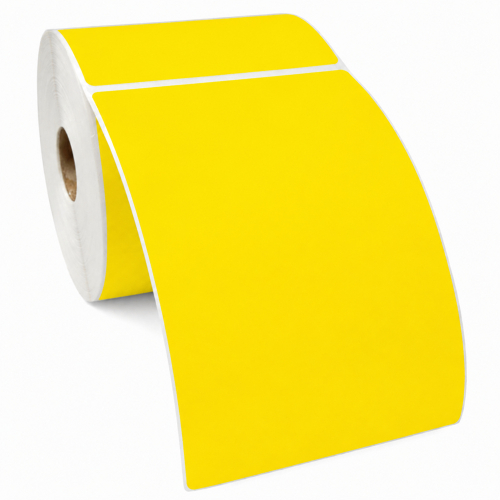 Zebra ühilduvad sildid kollane, 102 x 210mm, 810 silti